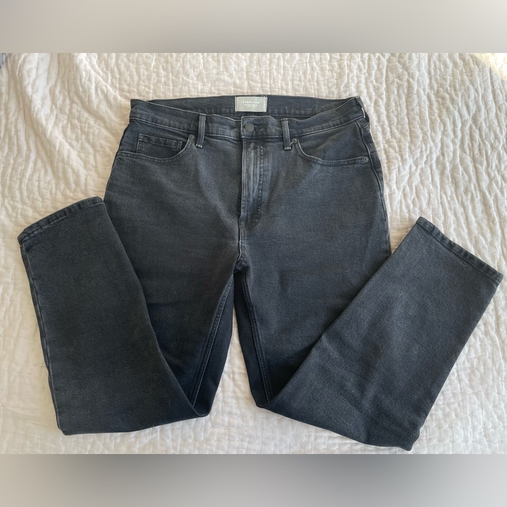 Everlane Black Straight Leg Pants